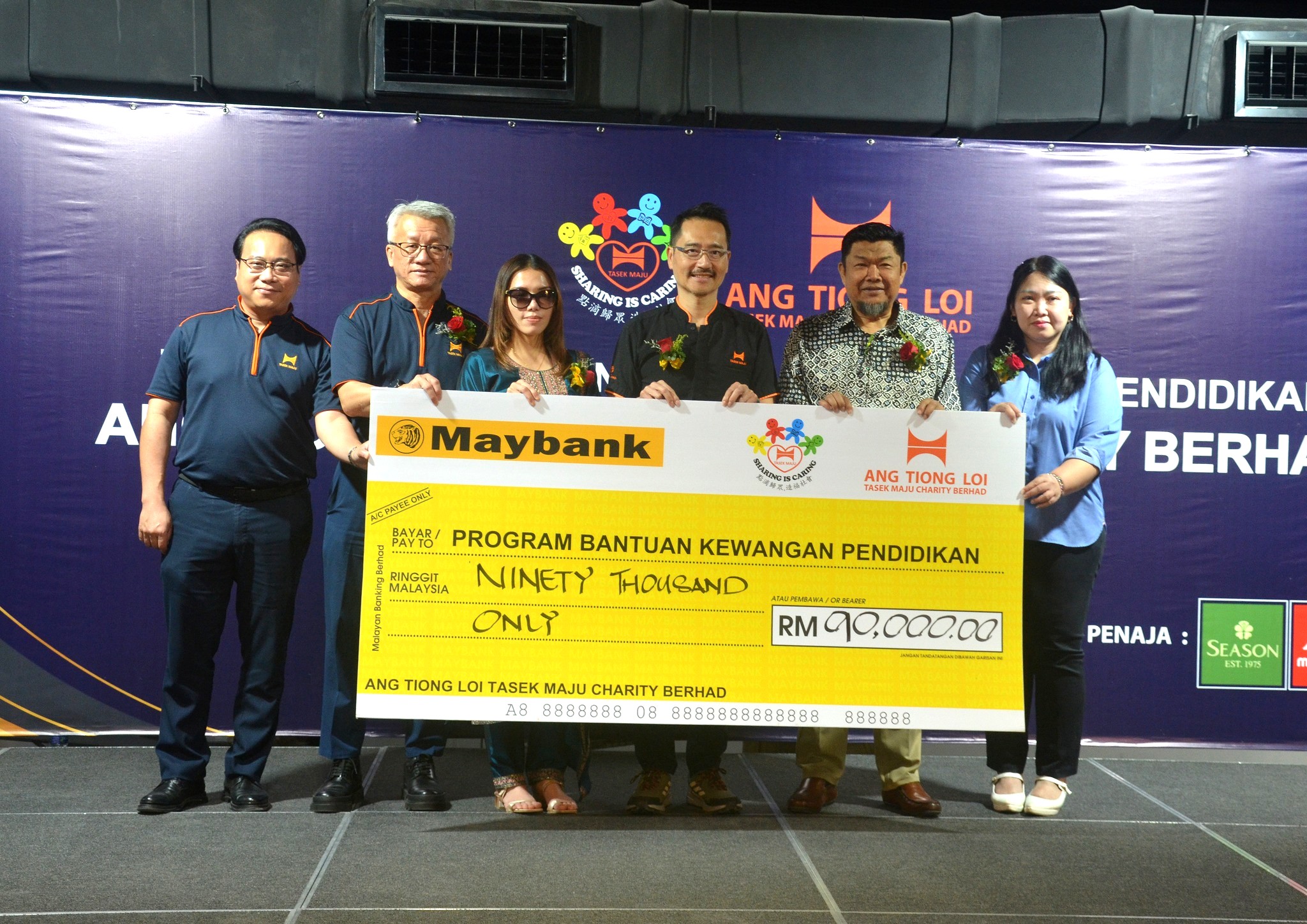Corporate Social Responsibility by Ang Tiong Loi Tasek Maju Charity Berhad